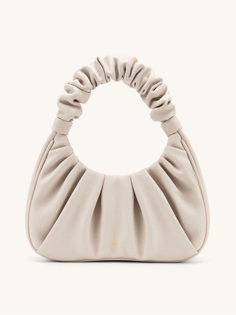 JW PEI Gabbi Ruched Hobo Handbag - White